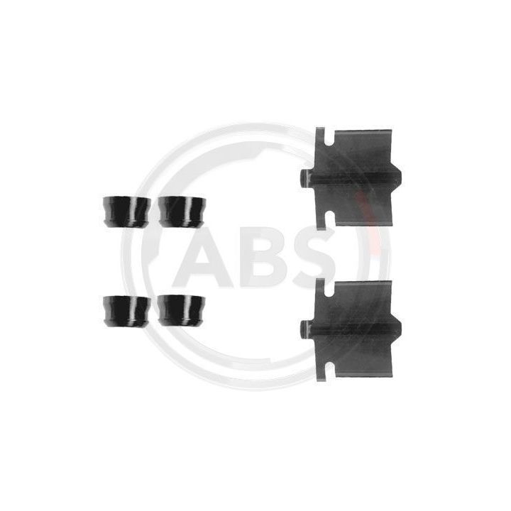 Priedų komplektas, diskinių stabdžių trinkelės A.B.S. 1084Q