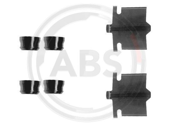 Priedų komplektas, diskinių stabdžių trinkelės A.B.S. 1084Q