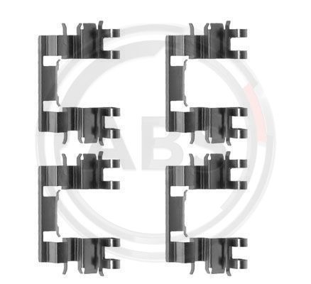 Priedų komplektas, diskinių stabdžių trinkelės A.B.S. 1087Q