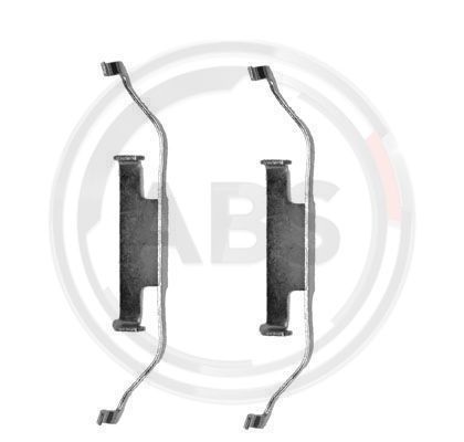 Priedų komplektas, diskinių stabdžių trinkelės A.B.S. 1097Q