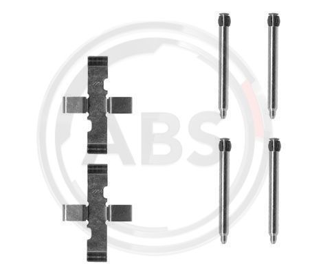 Priedų komplektas, diskinių stabdžių trinkelės A.B.S. 1101Q