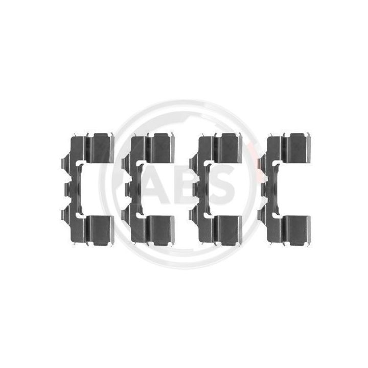 Priedų komplektas, diskinių stabdžių trinkelės A.B.S. 1104Q