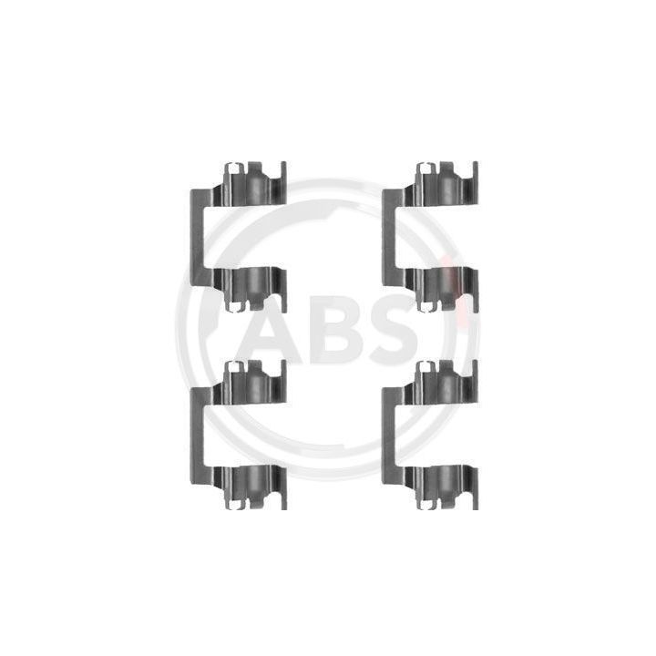 Priedų komplektas, diskinių stabdžių trinkelės A.B.S. 1117Q
