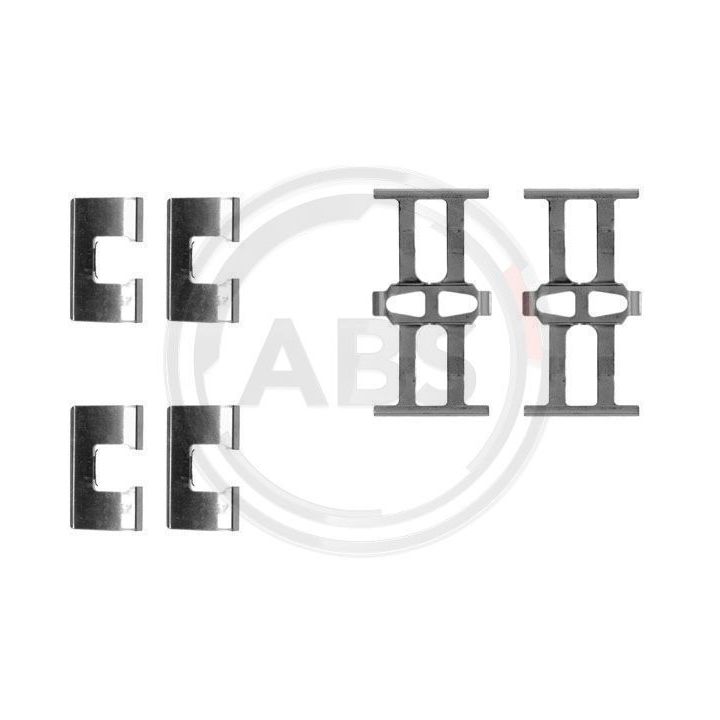 Priedų komplektas, diskinių stabdžių trinkelės A.B.S. 1118Q