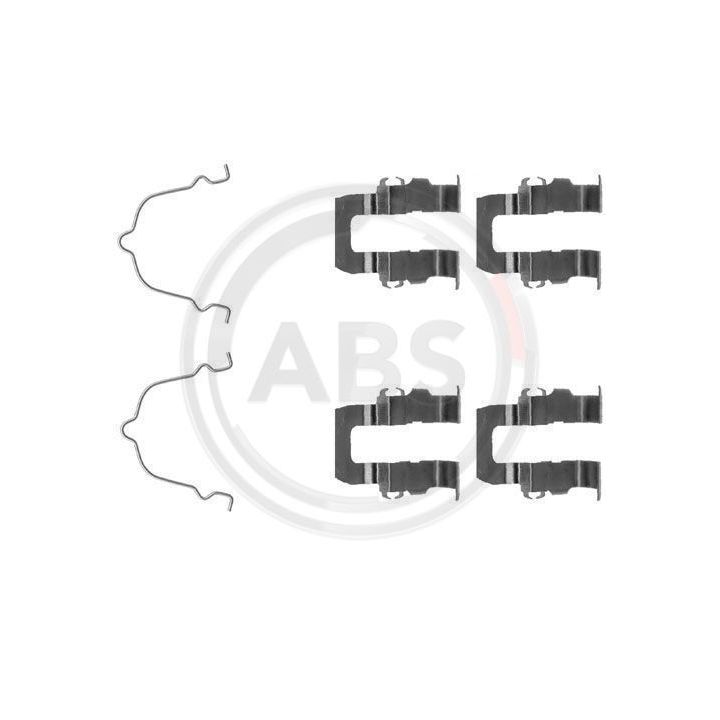Priedų komplektas, diskinių stabdžių trinkelės A.B.S. 1119Q
