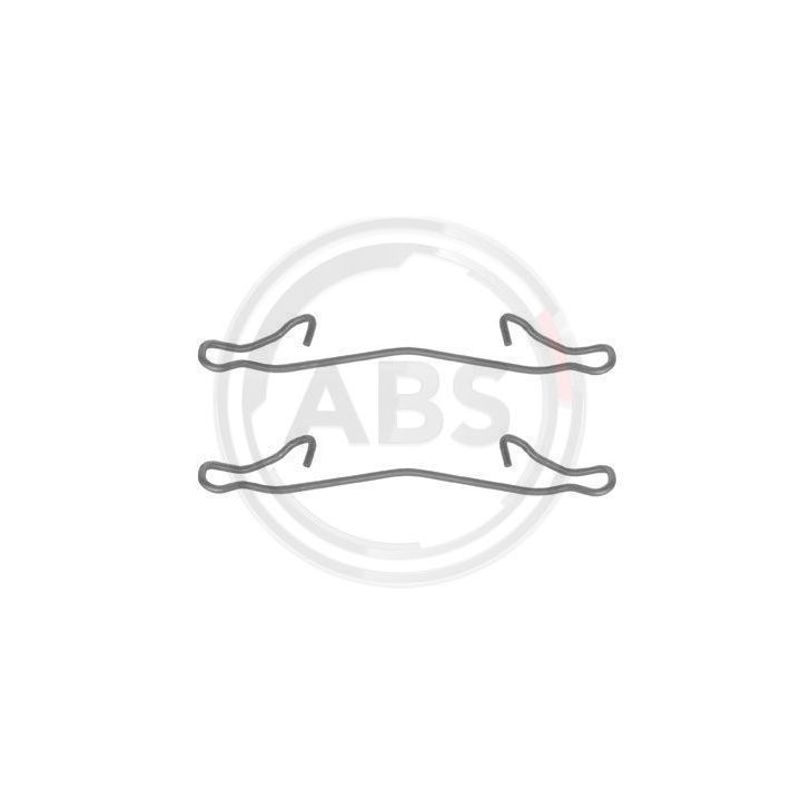 Priedų komplektas, diskinių stabdžių trinkelės A.B.S. 1121Q