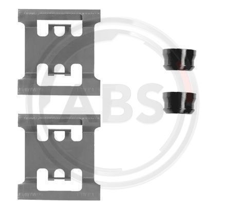 Priedų komplektas, diskinių stabdžių trinkelės A.B.S. 1145Q