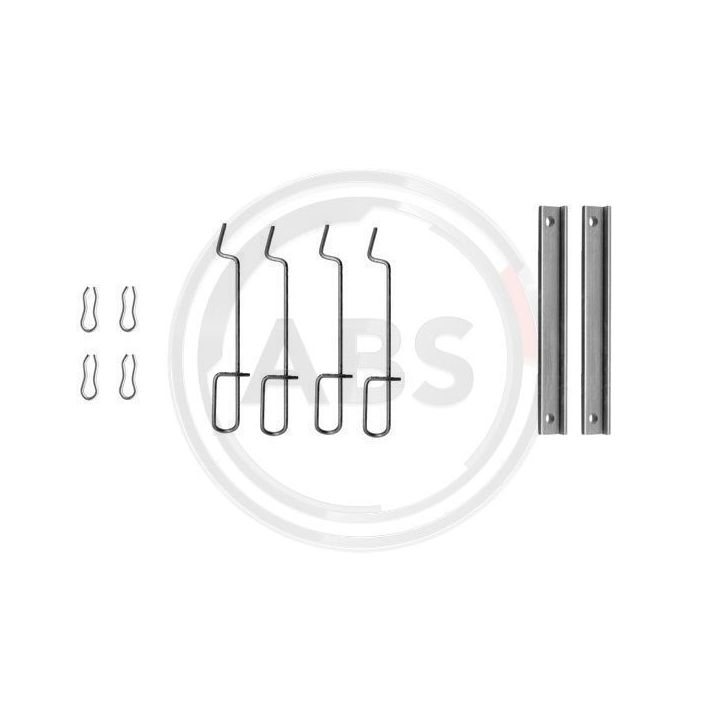 Priedų komplektas, diskinių stabdžių trinkelės A.B.S. 1151Q