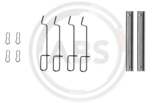 Priedų komplektas, diskinių stabdžių trinkelės A.B.S. 1151Q