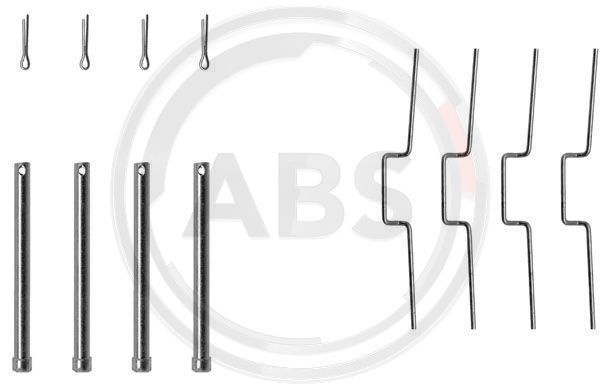 Priedų komplektas, diskinių stabdžių trinkelės A.B.S. 1176Q