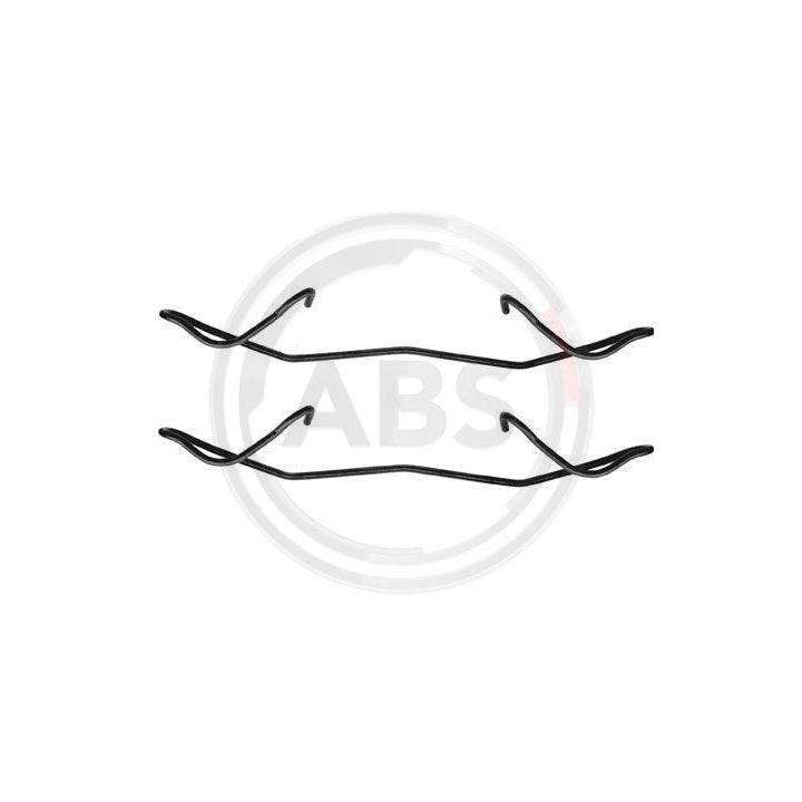 Priedų komplektas, diskinių stabdžių trinkelės A.B.S. 1180Q