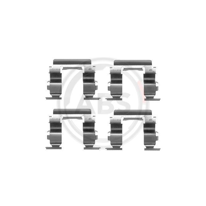 Priedų komplektas, diskinių stabdžių trinkelės A.B.S. 1181Q