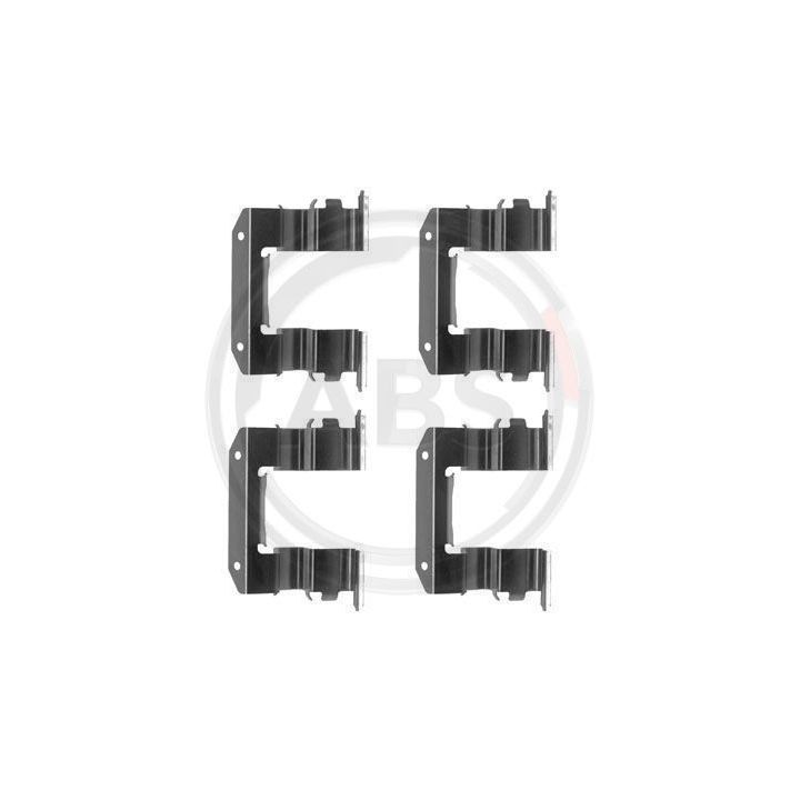 Priedų komplektas, diskinių stabdžių trinkelės A.B.S. 1182Q