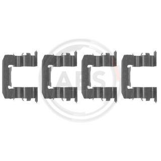 Priedų komplektas, diskinių stabdžių trinkelės A.B.S. 1184Q