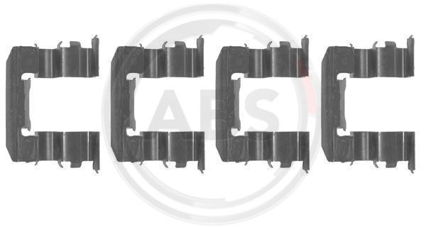 Priedų komplektas, diskinių stabdžių trinkelės A.B.S. 1184Q