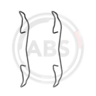 Priedų komplektas, diskinių stabdžių trinkelės A.B.S. 1187Q