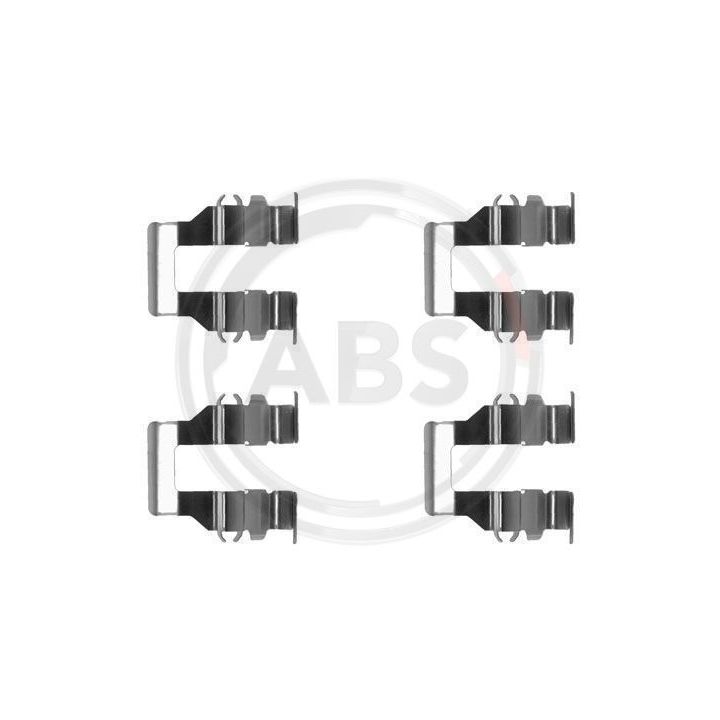 Priedų komplektas, diskinių stabdžių trinkelės A.B.S. 1199Q