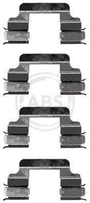 Priedų komplektas, diskinių stabdžių trinkelės A.B.S. 1230Q