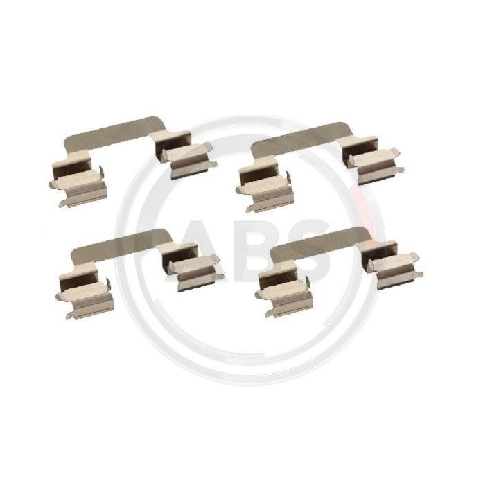 Priedų komplektas, diskinių stabdžių trinkelės A.B.S. 1231Q