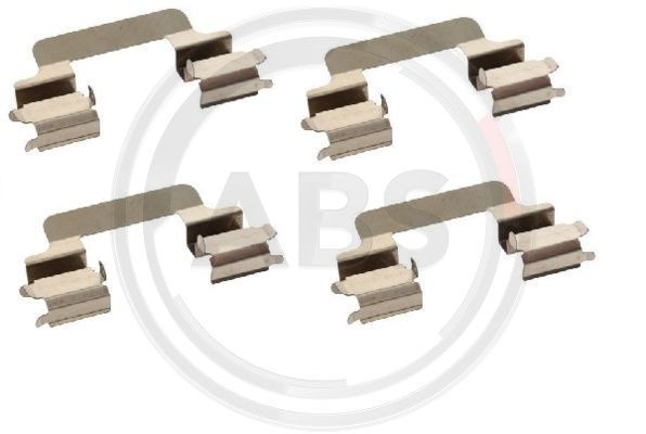 Priedų komplektas, diskinių stabdžių trinkelės A.B.S. 1231Q
