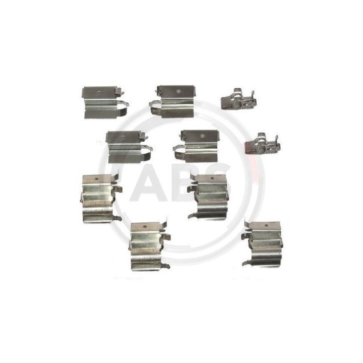 Priedų komplektas, diskinių stabdžių trinkelės A.B.S. 1240Q