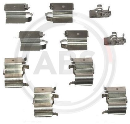 Priedų komplektas, diskinių stabdžių trinkelės A.B.S. 1240Q