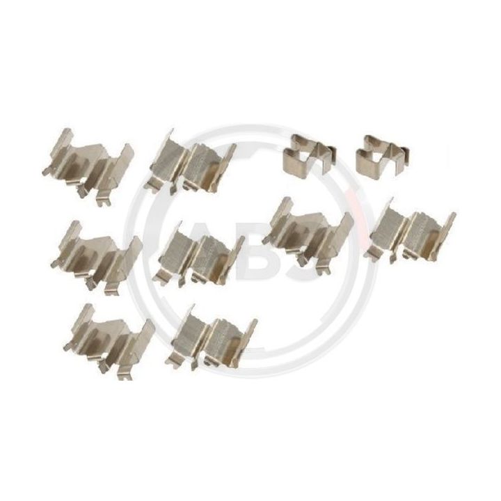 Priedų komplektas, diskinių stabdžių trinkelės A.B.S. 1244Q