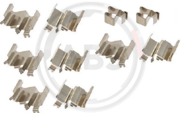 Priedų komplektas, diskinių stabdžių trinkelės A.B.S. 1244Q