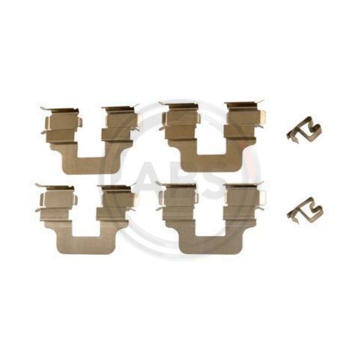 Priedų komplektas, diskinių stabdžių trinkelės A.B.S. 1245Q