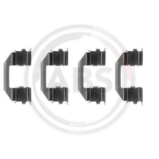 Priedų komplektas, diskinių stabdžių trinkelės A.B.S. 1258Q