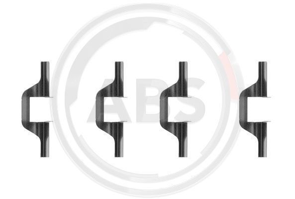 Priedų komplektas, diskinių stabdžių trinkelės A.B.S. 1263Q