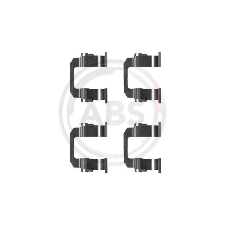 Priedų komplektas, diskinių stabdžių trinkelės A.B.S. 1275Q