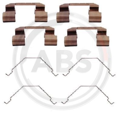 Priedų komplektas, diskinių stabdžių trinkelės A.B.S. 1292Q