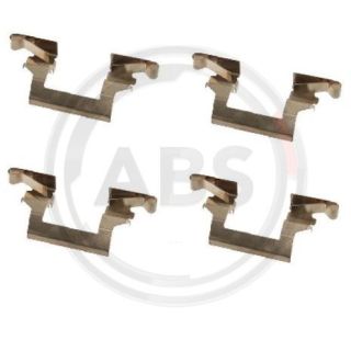 Priedų komplektas, diskinių stabdžių trinkelės A.B.S. 1614Q