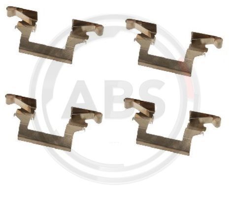 Priedų komplektas, diskinių stabdžių trinkelės A.B.S. 1614Q