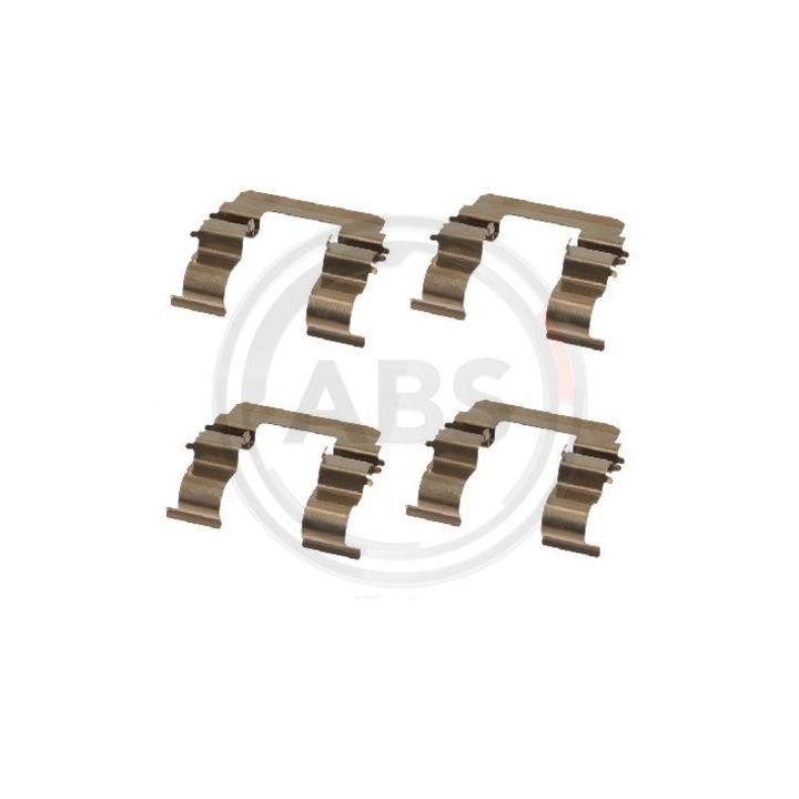 Priedų komplektas, diskinių stabdžių trinkelės A.B.S. 1615Q