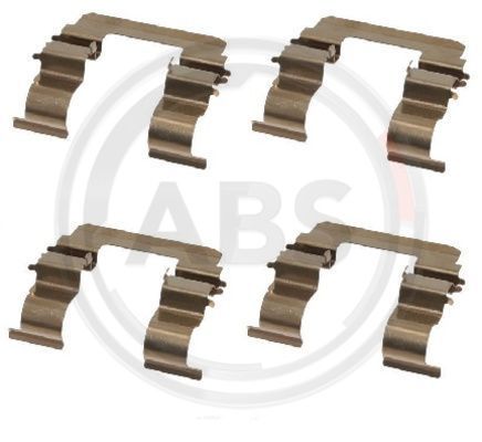 Priedų komplektas, diskinių stabdžių trinkelės A.B.S. 1615Q