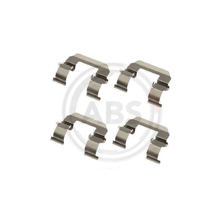Priedų komplektas, diskinių stabdžių trinkelės A.B.S. 1617Q