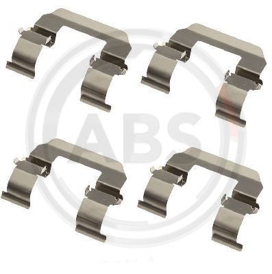 Priedų komplektas, diskinių stabdžių trinkelės A.B.S. 1617Q