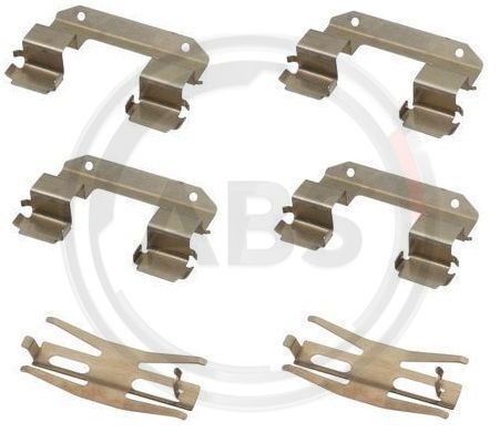Priedų komplektas, diskinių stabdžių trinkelės A.B.S. 1618Q
