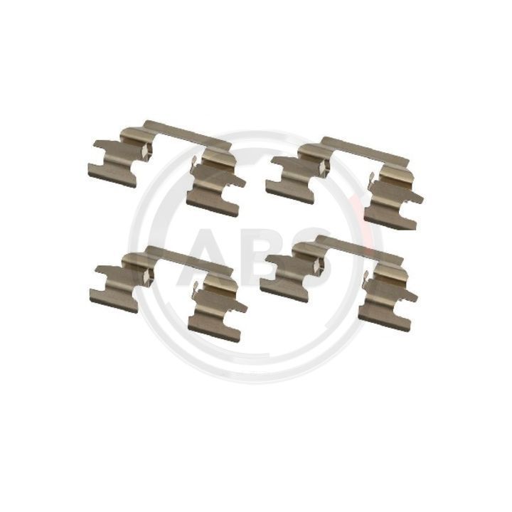 Priedų komplektas, diskinių stabdžių trinkelės A.B.S. 1625Q