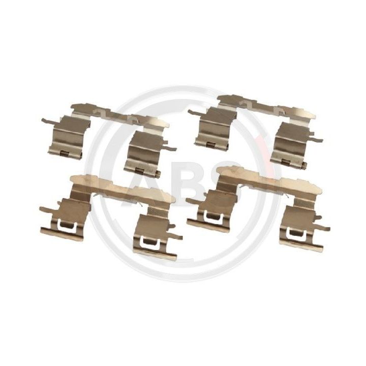 Priedų komplektas, diskinių stabdžių trinkelės A.B.S. 1631Q