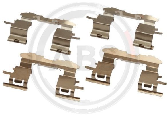 Priedų komplektas, diskinių stabdžių trinkelės A.B.S. 1631Q