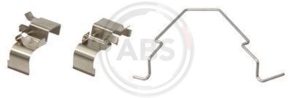Priedų komplektas, diskinių stabdžių trinkelės A.B.S. 1652Q