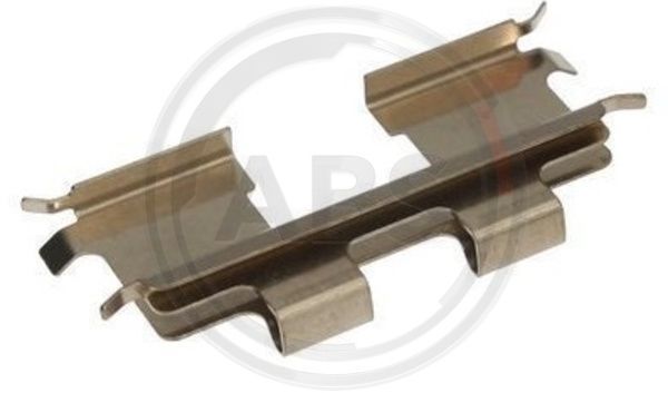 Priedų komplektas, diskinių stabdžių trinkelės A.B.S. 1667Q