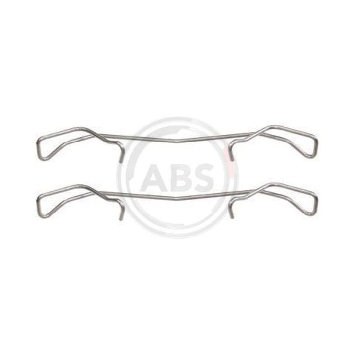 Priedų komplektas, diskinių stabdžių trinkelės A.B.S. 1678Q