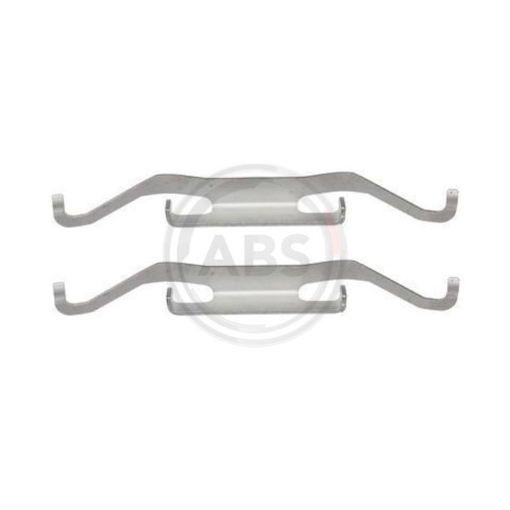 Priedų komplektas, diskinių stabdžių trinkelės A.B.S. 1680Q