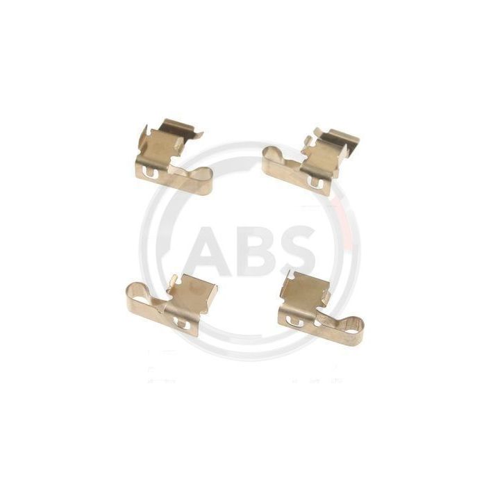 Priedų komplektas, diskinių stabdžių trinkelės A.B.S. 1699Q