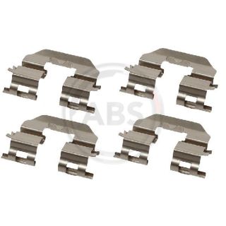 Priedų komplektas, diskinių stabdžių trinkelės A.B.S. 1780Q