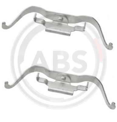 Priedų komplektas, diskinių stabdžių trinkelės A.B.S. 1790Q